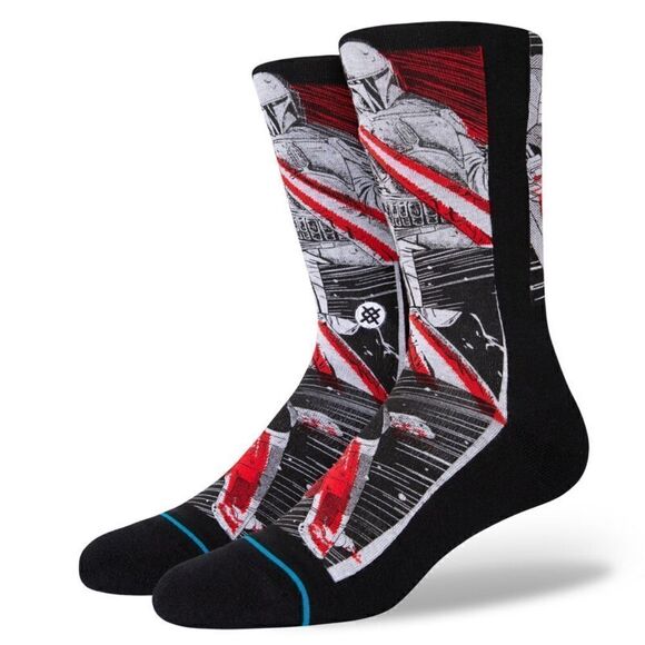 Stance Star Wars Boba Fett Mandalorian Slave I Socks Size Medium M Manga Style - Picture 1 of 9